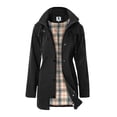 thumbnail image 1 of Chubasquero SaphiRose para mujer, largo, con capucha, para exteriores, 1 of 7