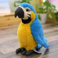 thumbnail image 1 of 1 unidad de juguetes de peluche de loro realistas, simulación suave de Psittacidae guacamayo, juguete de peluche, lindos animales salvajes, muñecos de pájaros, regalo para niños, 1 of 5