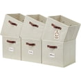 thumbnail image 1 of Storage Basket xx Baskets Storage Organization Bins with Labels (Kallax/ ), 1 of 9