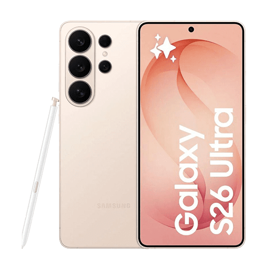 Restored Samsung Galaxy S26 Ultra Pink Gold Unlocked Smartphone, 256GB Storage, 12GB RAM, 6.8" Dynamic AMOLED Display, Advanced AI Camera System Open Box