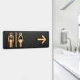 thumbnail image 1 of Letrero de baño Letrero de baño Letrero de baño para hombres y mujeres Letrero de puerta de baño Placa para oficina Edificio Cafés Tiendas Restaurante Tipo B, 1 of 8