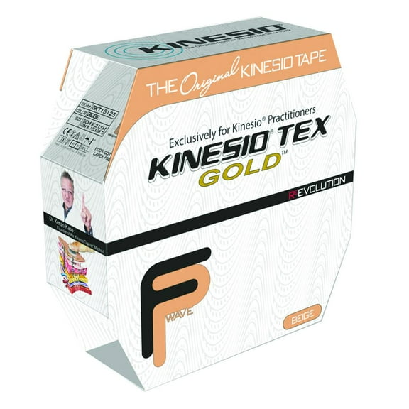 Kinesio Tape, Tex Gold, 2" x 34 yds, Beige, Bulk Roll