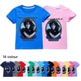 thumbnail image 2 of Camiseta de cuello redondo para niñas y niños Ropa de verano Algodón Patrón de dibujos animados Familia Viernes Camisetas zhangyuxiang LED, 2 of 2