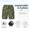 thumbnail image 3 of Fotbe Birds Wild Ducks Men’s Swim Trunks Quick Dry Swim Shorts Board Shorts with Mesh Lining-Large, 3 of 9
