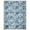 Cream/Blue, variant on SAFAVIEH Martha Stewart Brentwood Nazca Floral Runner Rug, Navy/Creme, 2' x 10'