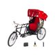 thumbnail image 4 of Mini Simulación Rickshaw Modelo 1:12 con Simulación Neumáticos Aleación Collection con Simulación Toldo Modelo Coche Exquisita Exhibición Astilla CUTICAT Correr carrito, 4 of 8