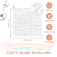 thumbnail image 5 of EcoNesxp Super absorbent newborn essential face wash towel strips, 5 of 5