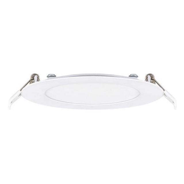 4 pack luminario empotrado led eco flat 5pg 6w