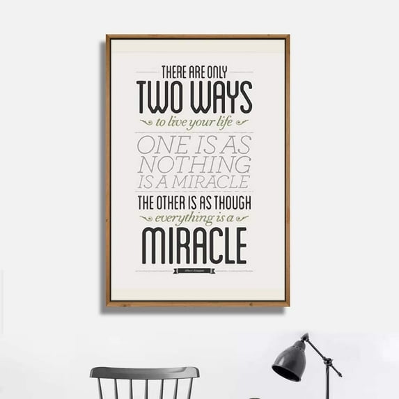 IDEA4WALL Framed Canvas Wall Art for Living Room, Bedroom Quotes Canvas Prints for Modern Home Decoration Ready to Hang