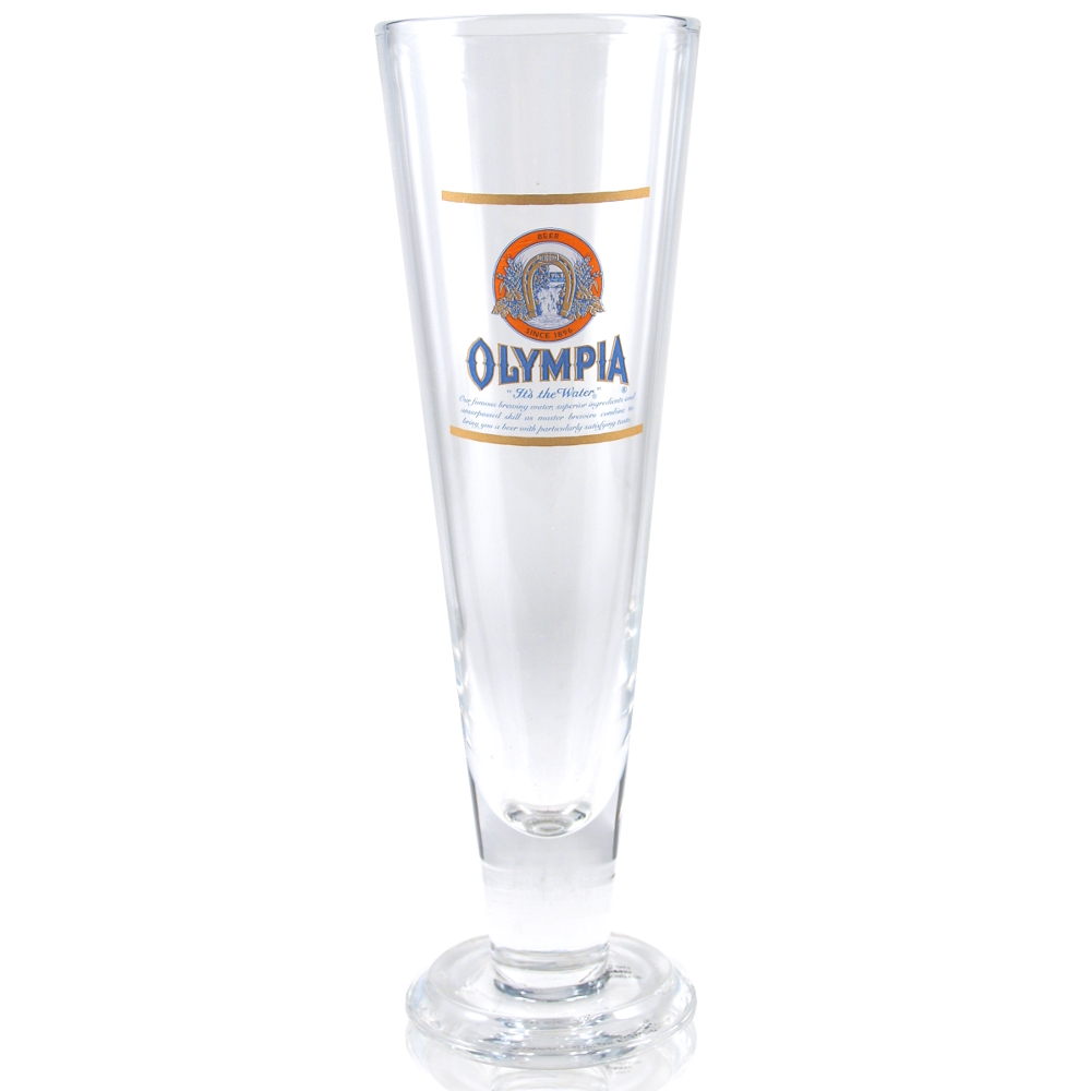 Olympia Beer Tall Pilsner Glass Officially Licensed, Set of 2 Walmart
