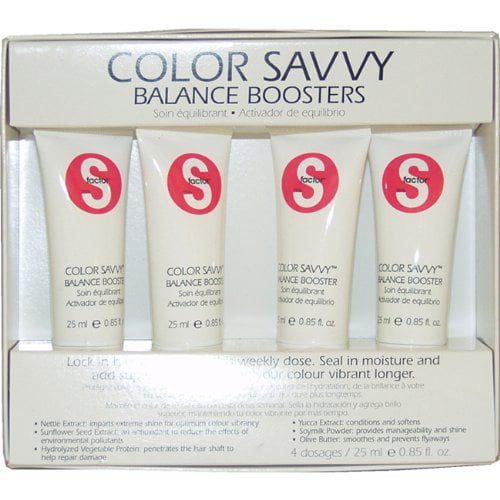 S Factor Color Savvy Balance Boosters 4 X 0 85oz Booster Dosages Unisex By Tigi 4 Count Walmart Com Walmart Com