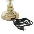thumbnail image 6 of DecMode 26" Gold Table Lamp with White Fabric Shade, 6 of 8
