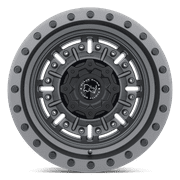 Black Rhino Abrams 20X9.5 5X127 -18Et 122.4Cb Textured Matte Gunmetal Wheel