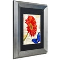 thumbnail image 2 of Trademark Fine Art "Gerbera Daisy" Canvas Art by Color Bakery Black Matte, Silver Frame, 2 of 4