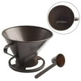 thumbnail image 3 of Pour-Over Coffee Brewing Filter Cone Set Coffee filter Screen Coffee Spoon, 3 of 11