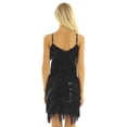 thumbnail image 2 of iiniim Women's Sequins Tassel Fringe Flapper Dance Dresses Ballroom Salsa Cha Cha Dress, 2 of 7