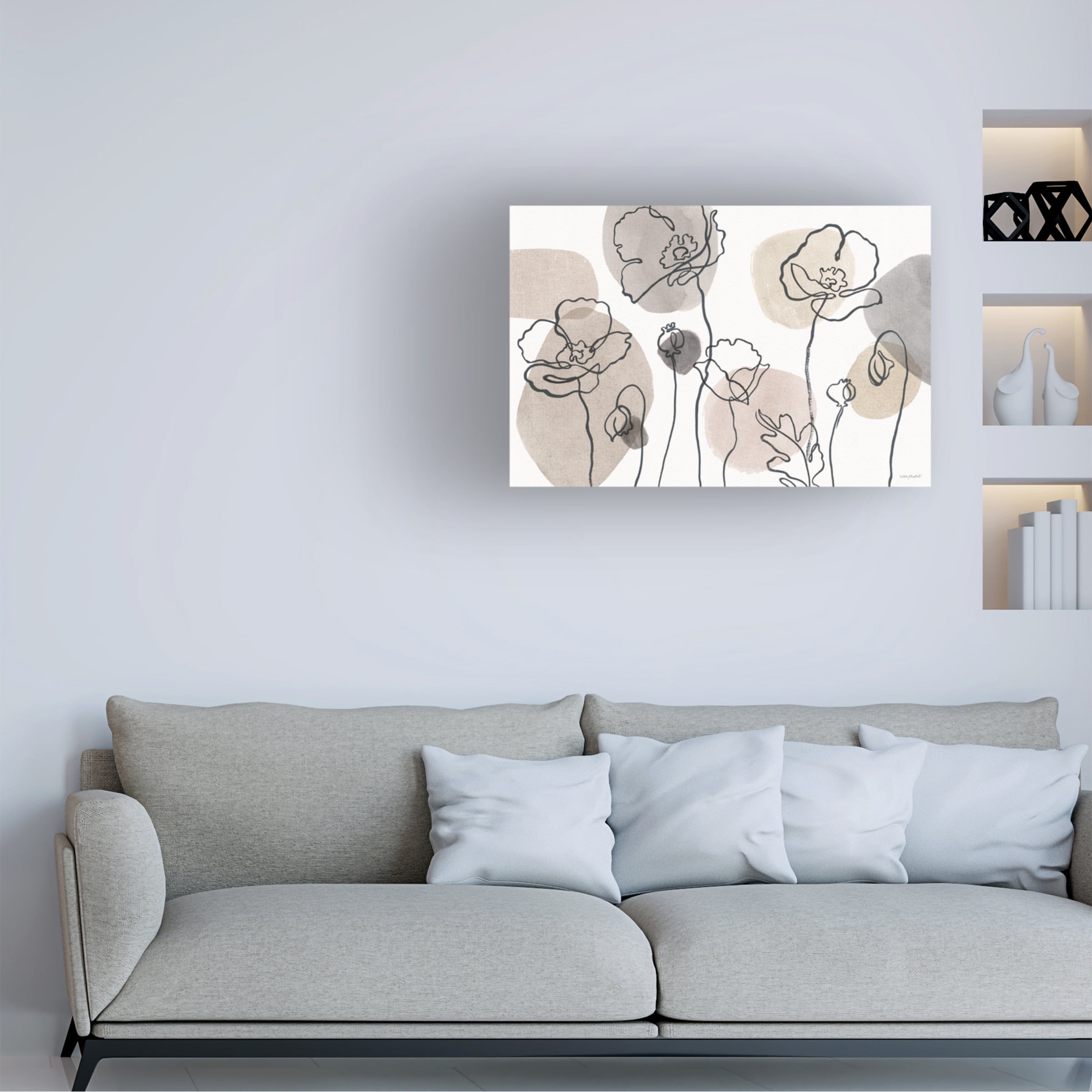 Lisa Audit 'Think Neutral 01' Canvas Art