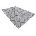 thumbnail image 4 of Unique Loom Trellis Collection Casual Moroccan Lattice Transitional Indoor and Outdoor Flatweave Area Rug, 7' x 10', Blue/Gray, 4 of 6