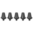 thumbnail image 1 of 5uds Pista Clavos 15mm Aluminio Ligero Reemplazo Púas para Suave Césped Fútbol Campos Pista Zapatos, Negro, 1 of 5