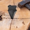 thumbnail image 6 of Log Splitter Hand Tool 3.5lb Forged Steel Splitting Wedge, 4 Way Wood Splitter Maul for Firewood, Camping Axe Tool for Kindling, Outdoor Survival Gear, 6 of 7