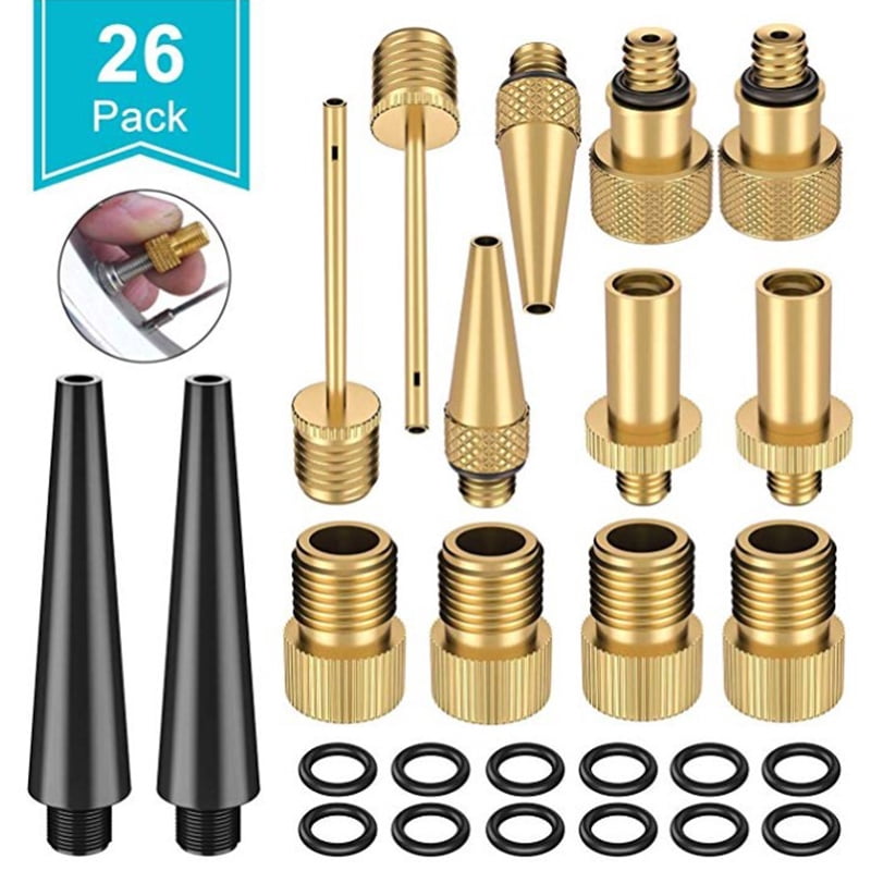 Bike Tire Valve Adapters Kit Bike Pump 