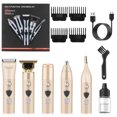 thumbnail image 4 of Uscallm under $5 1Pcs 5 in 1 Hair Clipper, 5 in 1 Multifunctional Hair Clipper,Men's Beard Trimmer Nose Eyebrow,Rechargeable Cordless Grooming Kit,Body Hair Shaver Barber Tool, 4 of 9