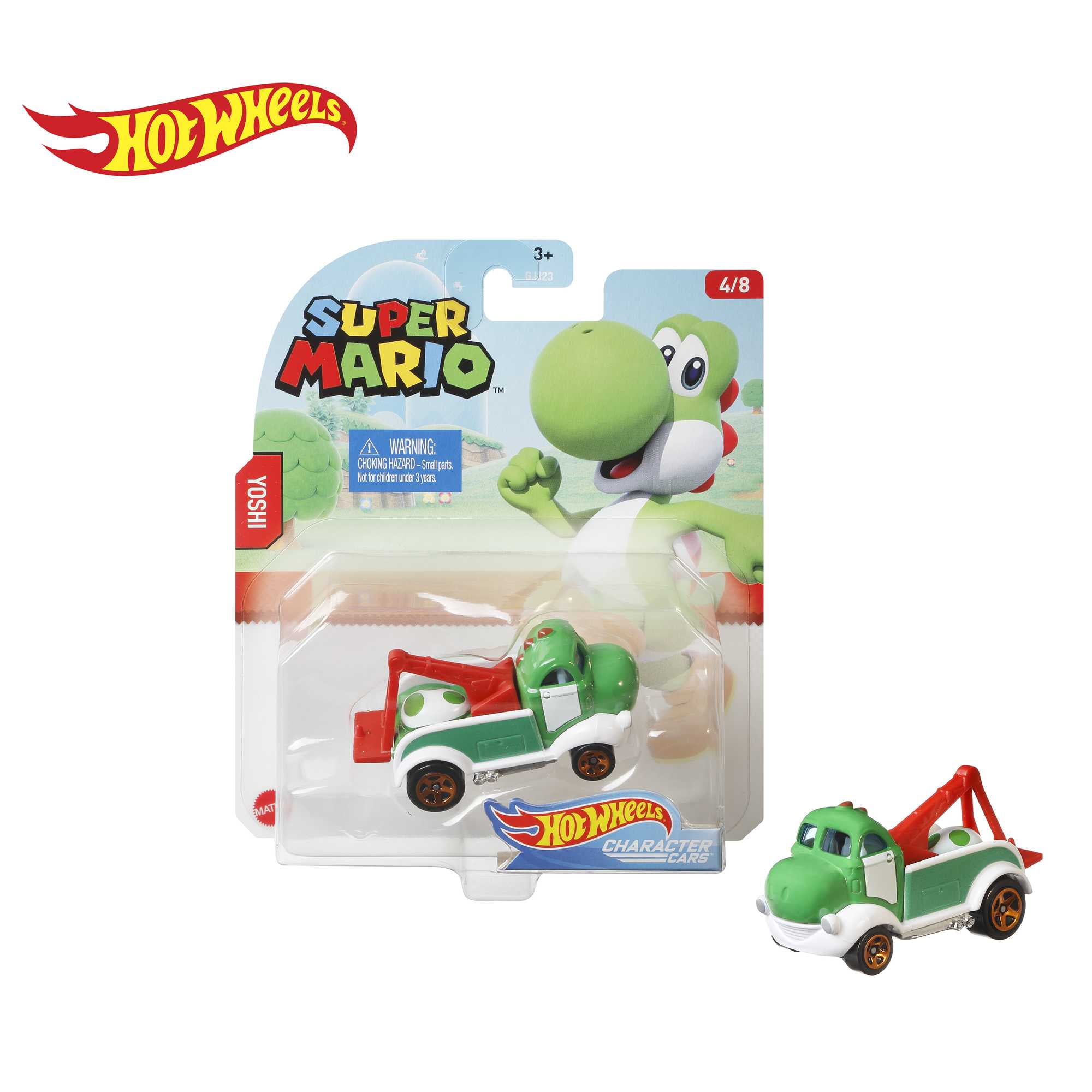 Hot Wheels Yoshi Character Car For Gamers Collectors Kids Ages 3 And Older