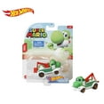 thumbnail image 3 of Hot Wheels Yoshi Character Car For Gamers Collectors Kids Ages 3 And Older, 3 of 6