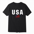 thumbnail image 4 of kpoplk Men's Big and Tall T-Shirts Relaxed Fit Short Sleeve Crew Neck Soft Cotton Blend Graphic Tee Casual Summer Tops Size XL,Black, 4 of 4