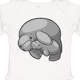 thumbnail image 4 of Inktastic Cute Manatee Family Boys or Girls Long Sleeve Baby Bodysuit, 4 of 5