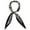 Gray, variant on INSPIRE CHIC Women's Leopard Print Rhombus Neck Scarf Neckerchief Gray