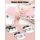 thumbnail image 5 of Almohada de mano para reposabrazos de uñas (rosa), soporte de cojín de mano para manicura de cuero de fibra, cojín antideslizante para reposauñas, soporte para estación JM, 5 of 5