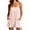Pink, variant on TEAJOPSUU Women's Sleeveless Romper Solid Color Spaghetti Strap Casual Loose Rompers for Everyday Wear Pink