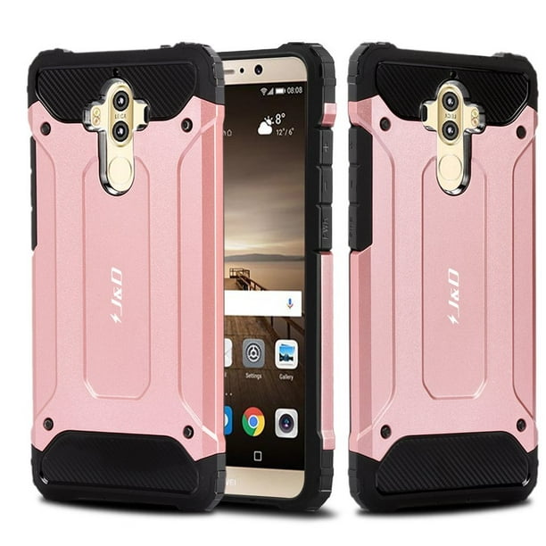 Dankzegging magnifiek Likeur Mate 9 Case, J&D [ArmorBox] [Dual Layer] Hybrid Shock Proof Protective  Rugged Case for Huawei Mate 9 – Rose Gold - Walmart.com