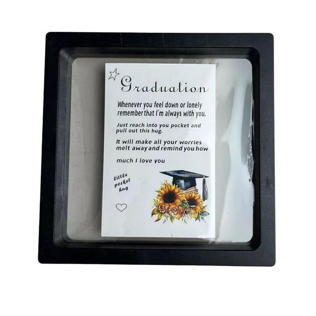 Pocket Hug Card For Graduation, Congrat Grads Pocket Hug Back Card, Blank Backing Token, Pocket Hug For Pocket Card Hug D1Q7