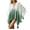 Green*, variant on Women's Gradient Color Shawls and Wraps Open Front Poncho Cape with Fringes, Tassel Beach Cover Up
