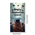 thumbnail image 2 of Dsscvnef Exquisite Graduation Door Curtains A New Choice for Warm Homes Easily Create Your Own Graduation Celebration Atmosphere! Support the Flag Coffee Table Runners 36 Inches, 2 of 3