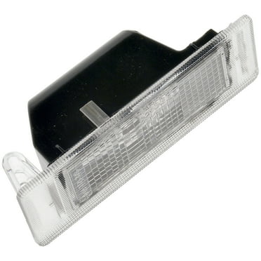 Dorman 68207 License Plate Light Lens for Specific Models, Black; Clear