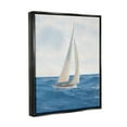 thumbnail image 4 of Stupell Industries Sailboat in Ocean Waves Transportation Painting Black Floater Framed Art Print Wall Art, 17 x 21, 4 of 10