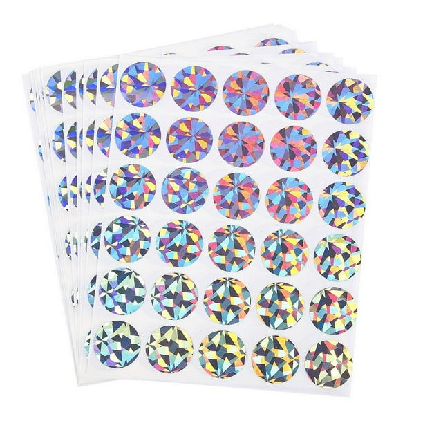 ScratchOff Stickers 300Pack Round Sticker Labels, SelfAdhesive