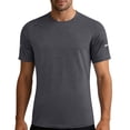 thumbnail image 2 of Ceisia Men's Short Sleeve Performance Crewneck T-Shirt Solid Training Top for Running Breathable Athletic Gym Wear Gifts for Father Black S, 2 of 9