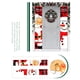 thumbnail image 4 of Bewildely 2 pares de pareado de puerta de Navidad para el hogar, colgante para festival al aire libre, diseño de escena, decoración colgante, Kits de decoración para fiestas, 4 of 6