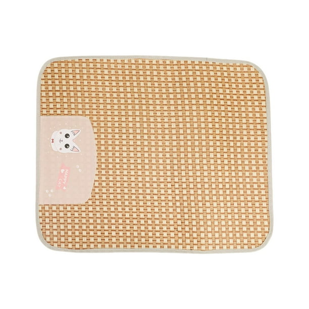 Esterilla autorefrigerante para perros, cojín para dormir para cachorros, cama fácil de transportar, almohadilla refrescante para perros y gatos rosa