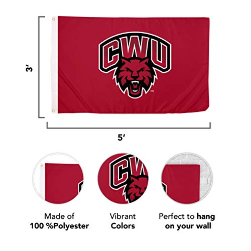 Palm Beach Atlantic University NCAA 100/% Polyester Indoor Outdoor 3 feet x 5 feet Flag Style 1