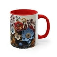 thumbnail image 4 of Gulf Coast Online 3D Floral Mug 11oz Ceramic Accent Coffee Mug Tea Cup Gift, 4 of 4