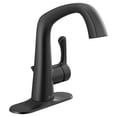thumbnail image 2 of Delta Larkin Single Handle Bathroom Faucet, Matte Black, 2 of 5