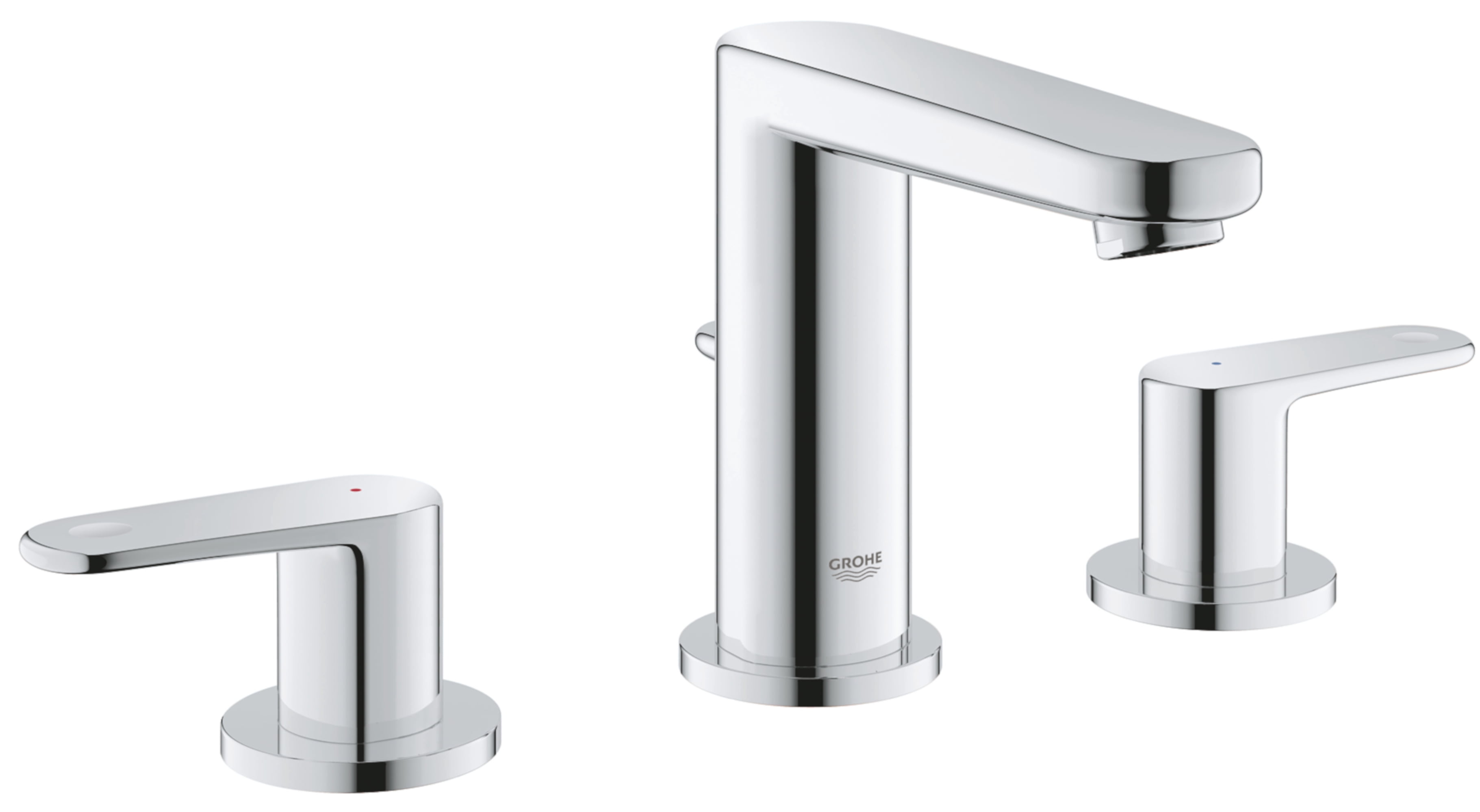 Europlus S Size 8 In Widespread 2 Handle 3 Hole Bathroom Faucet