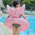 thumbnail image 2 of Anillo de Natación Respaldo Círculo Flotante Adulto Inflable (110) Rosa Sywqhk Para Estrenar, 2 of 8