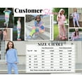 thumbnail image 4 of Oudiya Girls 2 Piece Tie Dye Sweatsuit Set Long Sleeve Athletic Sweatshirts and Sweatpants with Pockets Outfits, 6-13Y, 4 of 7