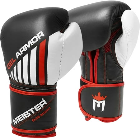 Meister 16oz Gel Armor Training Boxing Gloves w/ Cowhide